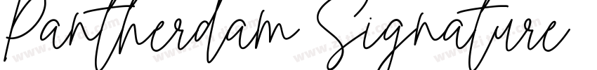 Pantherdam Signature字体转换